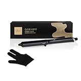 ghd Classic Wave Wand, Professional Hair Curler, A Curling Wand for Undone, Textured Waves, 38-26mm Oval Barrel, For All Hair Types, Lengths And Textures, Black (AU plug)