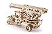 Ugears Wooden 3D Fire Truck Model Kit - Lever Operated Rotatable Retractable Ladder