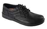 Birkenstock Footprints By Baltimore Leather Lace up Shoe (35 EU/US Womens 4, Leather Black)