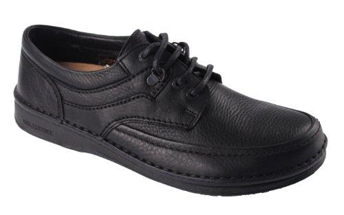 Birkenstock Footprints By Baltimore Leather Lace up Shoe (35 EU/US Womens 4, Leather Black)