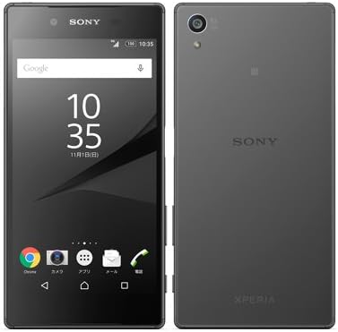 Amazon Sony Simロック解除済 Softbank Xperia Z5 501so Graphite Black 携帯電話 スマートフォン本体 通販