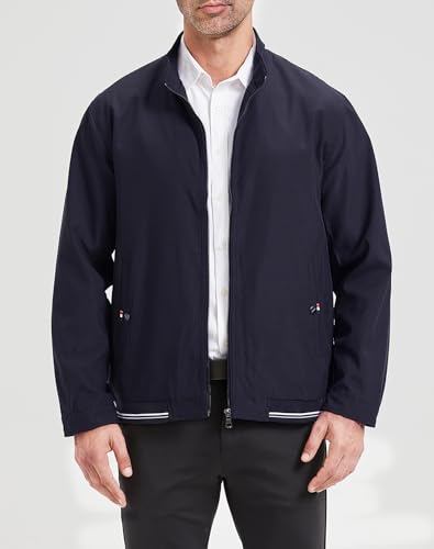 Men's Lightweight Jacket Full-zip Stand Collar Outdoor Casual Jacket3