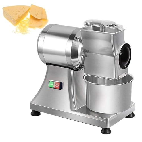 Electric Cheese Grater - Stainless Steel Shredder for Commercial Use, Perfect for Grating Cheese, Butter, and Grains