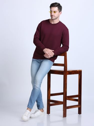 Image of SPUNN Men's Cotton Round Neck Full Sleeves Sweatshirt.