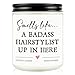 Hair Stylist Gifts, Hairdresser Gifts for Women Men, Cosmetology Graduation Present - Hair Salon Decor, Thank You Present for Hairstylist, Birthday Christmas Gift for HairDresser, Funny Scented Candle