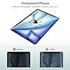 Xahpower 2 Pezzi Pellicola Protettiva per iPad Air 11 Pollici M3 2025/ M2 2024, Durezza 9H, Anti Graffio, Protezioni Schermo in Vetro Temperato per iPad Air 7a/6a Generazione