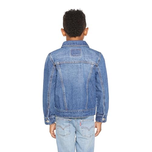 Levi's Lvb Trucker Jacket Bambini E Ragazzi, Blu (Bristol), 4 Anni - 2