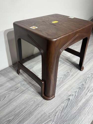 Image of Multipurpose Plastic Center Table for Living Room | Durable Coffee Table | Lightweight Utility Table for Home, Bedroom & Balcony (Brown) (1)