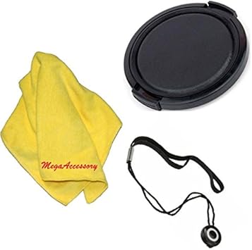 77mm Universal Snap-On Lens Cap for Sony 70-400mm f/4-5.6 G SSM Autofocus Lens + Cap Keeper + Microfiber Cleaning Cloth + LCD Screen Protectors