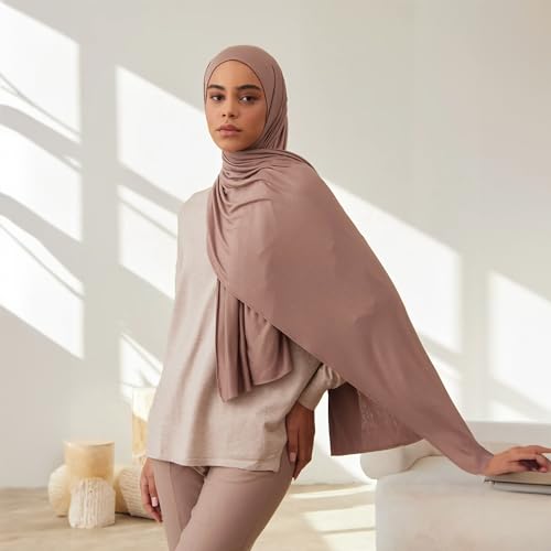Modest Small Premium Jersey Hijab | For Muslim Women Head Scarf Wrap Hijabs3