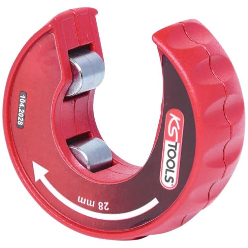 KS Tools 104.2028 Kupferrohr Ratschen-Rohrabschneider, 28mm – Ansicht 1
