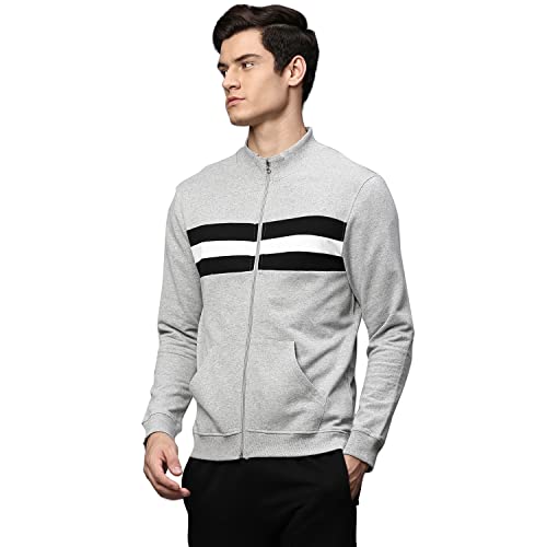 Image of HIGH Star Men's Fleece Colorblock Hooded Sweatshirt