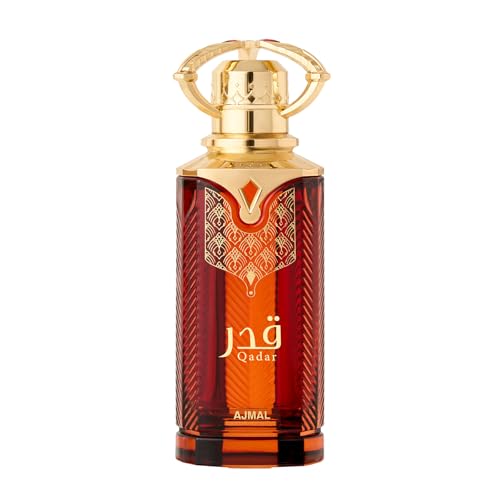 Ajmal Arabic Collection Qadar Eau de Parfum 100 ml for Men & Women – Long Lasting Oriental Spicy Woody Unisex Perfume – Luxury Arabian Fragrance Spray, Crafted in Dubai