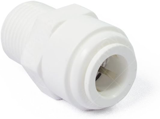 Ideal H2O JG Quick Connect Reducer Fitting - 1/4 in to 3/8 in NPTF - White (10/Bag)