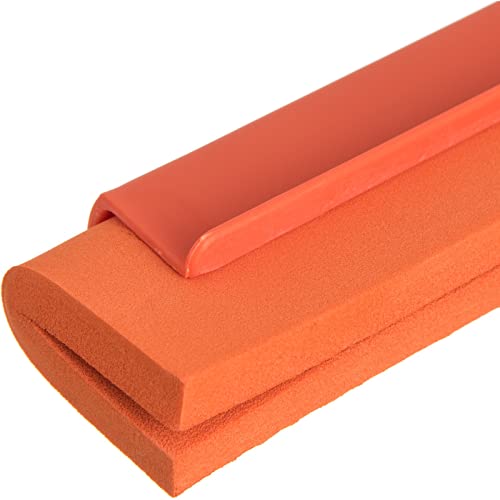 Image of SPARTA 24 inch Double Foam Floor Squeegee Head, Orange (Pack of 6)