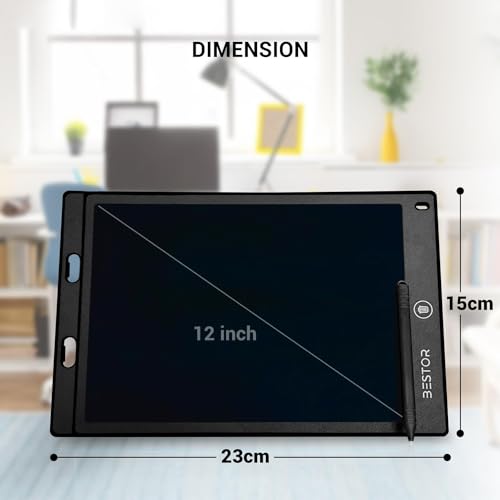 Image of Magic Slate Tab 12 inch LCD Writing Tablet with Stylus Pen for Drawing Handwriting Playing by Kids Girls Boys & Adults Re-Writable Pad Best Birthday Gifts