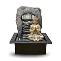 Zen&Light SC 1707 Buddha Zen Dao - Fontana, resina 21 x 17 x 25 cm, bronzo, 1 pz.