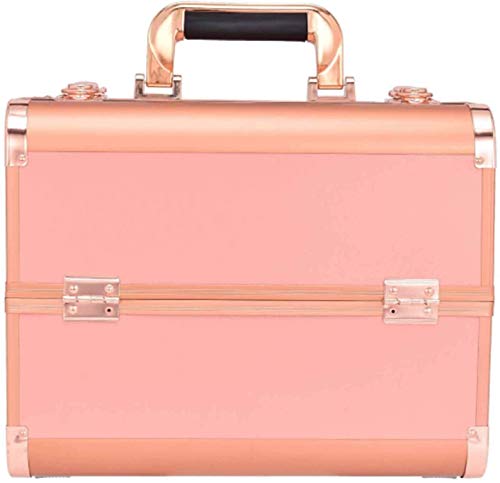 Image of ADSON Solid 21 Cms Cosmetic Pouch (M ACFGGY Plain Rose Gold)