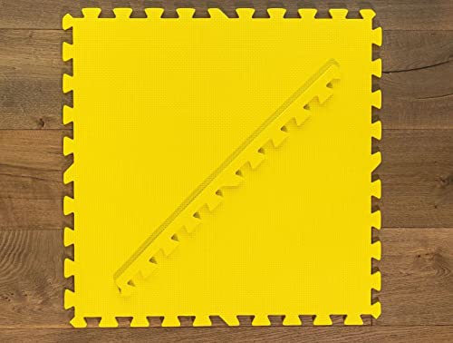 Square Brands Interlocking Foam Floor Tiles para MMA y Gimnasio en Casa | Alfombras de Espuma en Puzzle | Tapete de Ejercicio de 3/8" de Grosor miniatura 4