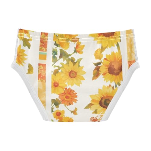 KLL Boho Style Sunflowers Boys Toddler Comfort Briefs Underwear Cute Children Panties2