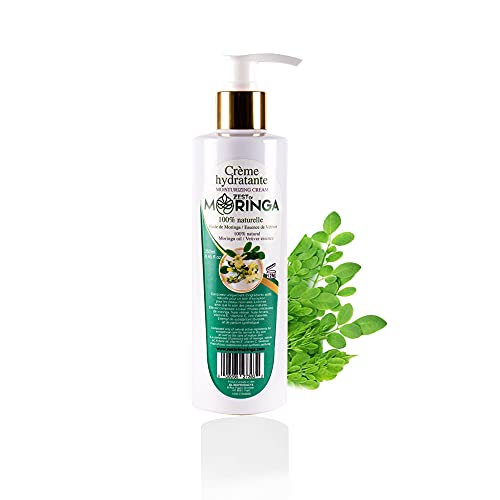 Zest of Moringa Body Lotion (250ml) - 100% Natural Body & Hand Lotion for Dry Skin | Moisturizing Body Lotion for Women & Men | Refreshing Mint Fragrance Body Lotion Made with Advanced Herbal Formula