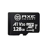 Axe Micro SDXC Speicherkarte mit SD-Adapter inklusive. Uhs-1 U3, A1 App Performance, V30 Video Speed, 4K Ultra HD, Full HD, Class 10 Für Smartphones, Kameras, Tablets und andere Geräte