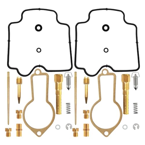 2 Pcs Carburetor Repair Carb Rebuild Kits Replacement for Honda XL250R 1984 1985 1986 1987 with Gasket