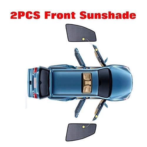 2/4 Pezzi Tende Parabrezza Magnetiche Per Auto - Ombrelloni Laterali Personalizzati Per Toyota RAV4 2009-2012, Protezione UV - 4