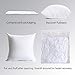 Calibrate Timing 4 Packs 18 x 18 Pillow Inserts, Hypoallergenic 18 inches Square Cushion Pillow Filler, Decorative Couch Pillows Stuffer