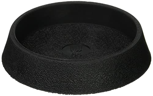 WAKI イスキャップ 平置 黒 丸 内径65mm GK-173