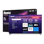 Roku Smart TV – 55-Inch Pro Series 4K QLED RokuTV with Backlit Roku Voice Remote Pro, Dolby Vision IQ, 120Hz Refresh Rate – Live Local News, Sports, Gaming
