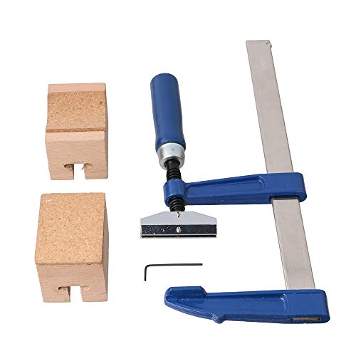 LYWS Guitar Metal Fret Press Tool Insert Luthier Fretting Tool with Cauls