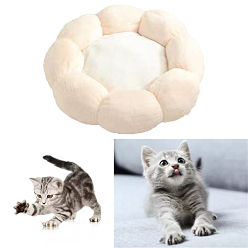 Almofada para Cama de Cachorro que Protege a Pele, Cama Redonda e Espessa para Cachorro, Casinha par