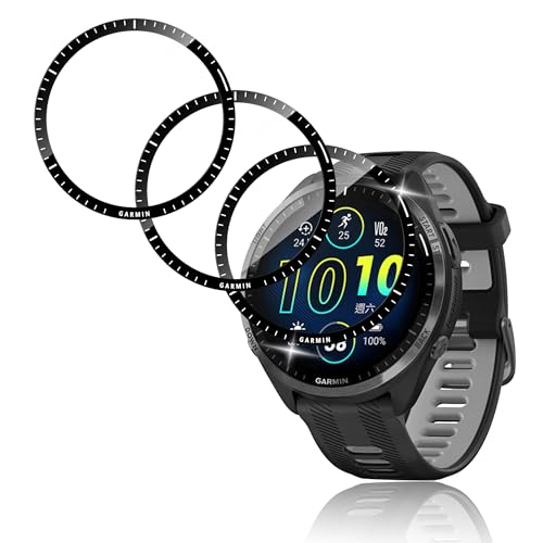 Nutmeg�y3���Z�b�g�zFor GARMIN(�K�[�~��) Forerunner 965 �p �t�B���� PET������ Forerunner 965 �ی�t�B���� �����ߗ� �����^ �S�ʕی� �ϏՌ� �_�炩�� �����x�^�b�` ��U�h�~ �����z�� �C�A�Ȃ� �ȒP