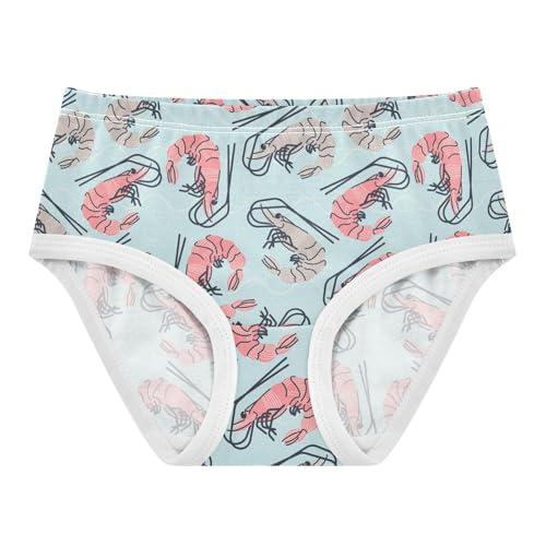 Girls' Underwear Shrimp Cotton Stretch Comfort Toddler Panties