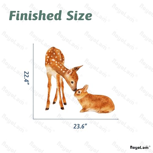 Vinilo Decorativo de Animales Woodland removible para pared miniatura 5