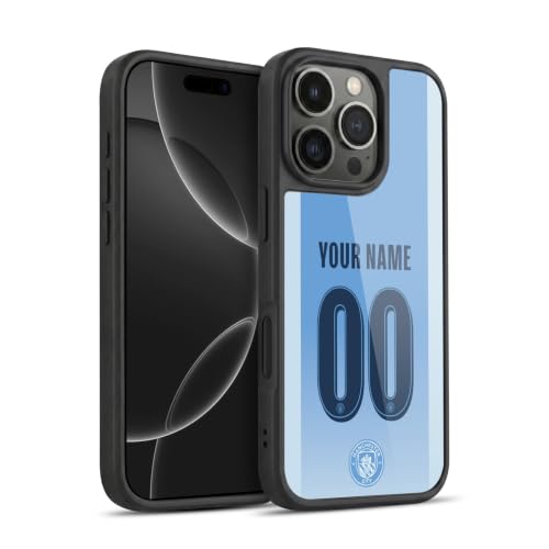Coque en gel iPhone 16 Pro Manchester City avec protection renforcée antichoc qualité militaire