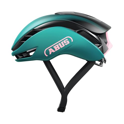 ABUS Casco de ciclismo de carretera GameChanger 2.0, Casco aerodinámico de alto rendimiento con aerodinámica y ventilación optimizadas, para hombre y mujer, talla M, Tropical Turquoise