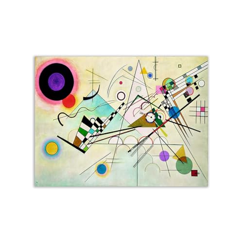 Poster Kandinsky Composition VIII grand format 100x75 cm décor bureau