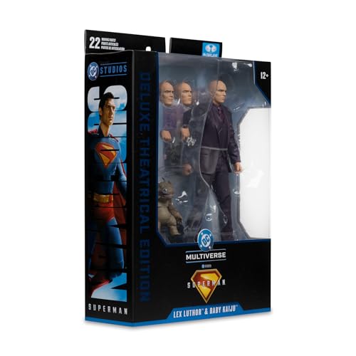 McFarlane DC Multiverse Lex Luthor and Baby Kaiju (Superman Movie) 7in Action Figure (Deluxe Theatrical Edition) Toys - 9