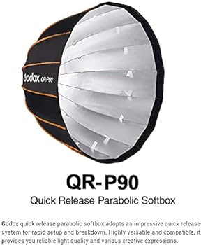 Amazon | Godox QR-P90 90CM パラボリックソフトボックス