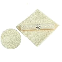 Tovaglioli Di Stoffa I-Sure - Confezione Da 4, Rosso, In Poliestere, Lavabili E Resistenti - Foto 9