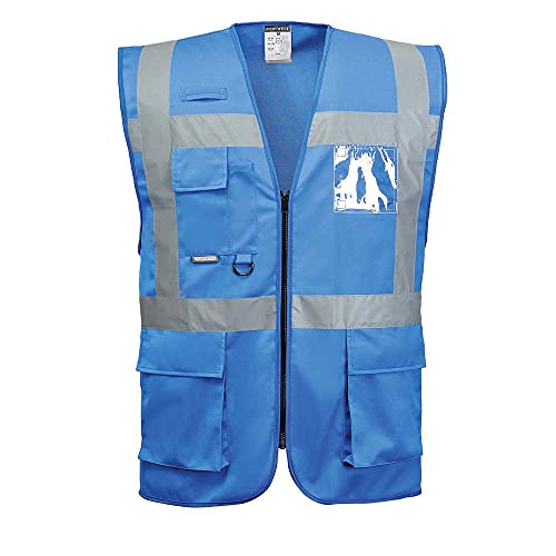 Portwest Iona Gilet Executive, Couleur: Bleu Royal, Taille: S, F476RBRS