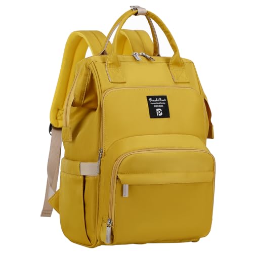 Pomelo Best Baby Wickelrucksack macaron Wickeltasche Rucksack mit wasserdicht Wickelunterlage Große Kapazität Reiserucksack für Unterwegs