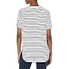 Amazon-Brand-Daily-Ritual-Womens-Jersey-Rib-Trim-Drop-Shoulder-Short-Sleeve-Scoop-Neck-Tunic-Shirt Amazon Essentials Women's Jersey Relaxed-Fit Short-Sleeve Drop-Shoulder Scoopneck Tunic (Previously Daily Ritual), Navy White Stripe, Small
