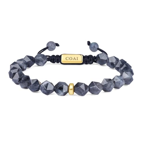 Pulsera de piedras naturales facetadas para hombre COAI miniatura 1
