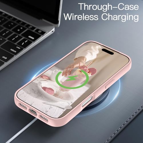 Coque iPhone 17 Pro résistante aux chocs et chutes rose - 5