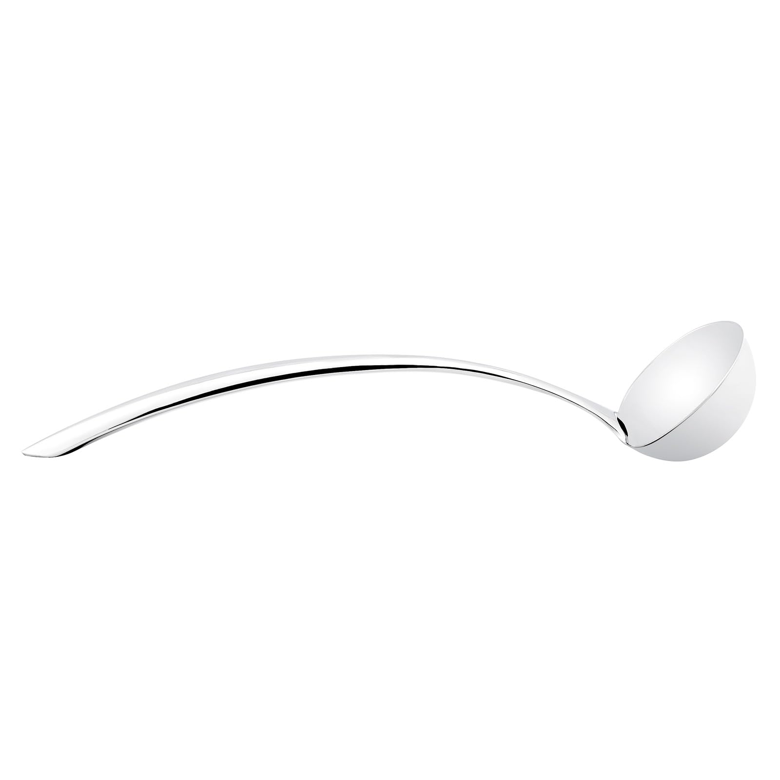 Cuisipro Grande louche Tempo en acier inoxydable, poignées creuses pour réduire le transfert de chaleur, 38 cm, capacité de 177 ml