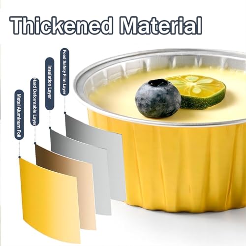 Mini Loaf Pans with Lids and Spoons, Mini Cake Pans for Baking Disposable by Fodofodo - Used condition - Image 4