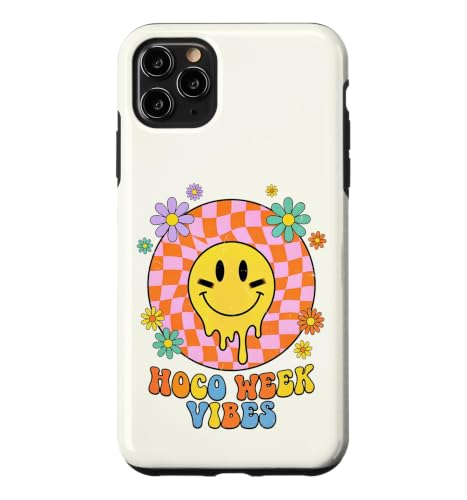 HOCO Week Vibes Drippy Smile Eye Paint Wavy Retro Homecoming Case for iPhone 11 Pro Max